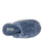 Fireside by Dearfoams Women's Shelly Beach All Over Shearling Easy On/Off Scuff Sandal, Flintstone, 8