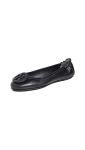 Tory Burch Minnie Travel Ballet Flats in Black