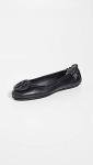 Tory Burch Minnie Travel Ballet Flats in Black