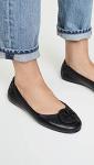 Tory Burch Minnie Travel Ballet Flats in Black