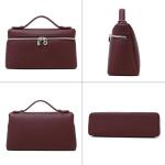 Rejolly Crossbody Bag for Women Small Top-Handle Pouch Purse Designer Shoulder Handbag Quiet Luxury Leather Trendy Purse Burgandy
