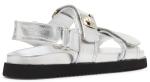Steve Madden Women's Mona Sandal, Silver, 8.5 M US
