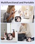 Wandering Nature Clear Vegan Leather Makeup Bag