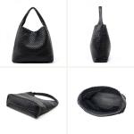 Large Woven Tote Bag for Women Weave Purse Woven Leather Handbag