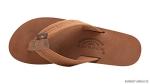 Rainbow Sandals Women's Single Layer Leather Sandal, Redwood, Medium / 6.5-7.5 B(M) US