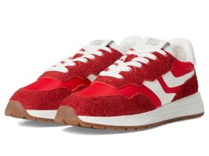 Steve Madden Women's Burst Sneaker, Red Multi, 6