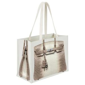 Dotpraise Chic Canvas Tote with Fashion-Inspired Print – Funny Gift Bag for Women, Stylish Holiday Present, Foldable Everyday Carryall