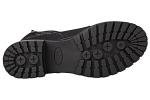 Globalwin Women's Black Mid Calf Combat Boots