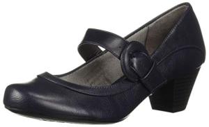 LifeStride womens Rozz Pump, Navy, 7 US