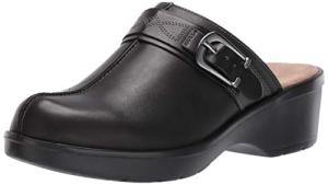 Easy Spirit Black Pine Clog for Women, Size 10