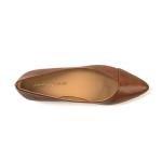 FUNKYMONKEY Women's Ballet Flats Comfort Slip On Shoes for Walking and Driving (8 M US, Brown A)