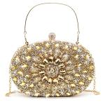 Crbeqabe Rhinestone Evening Clutch Purses for Women Wedding Clutch Party Purse Bridal Diamonds Prom Cocktail Handbags