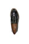 Franco Sarto Womens Carolynn Lug Sole Loafer with Tassel Detail, Black, 8 M