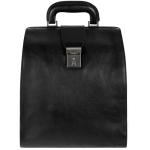 Time Resistance Leather Backpack for Men and Women - Business Rucksack Laptop Bag (Black)