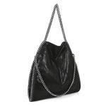 JOTHIN Large Tote Bag for Women Crossbody Bags Chain Womens Purse Designer Handbags Shoulder Bag(Black)