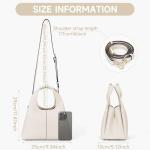 Women's Top Handle Handbag Small Satchel Bags Trendy Hobo Purse Crossbody Bag Faux Leather Shoulder Bag Satchel Purse