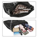 JOTHIN Large Tote Bag for Women Crossbody Bags Chain Womens Purse Designer Handbags Shoulder Bag(Black)