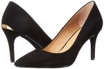 Calvin Klein Women's Gayle Pump, Black Suede, 8