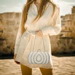 Tanpell Bridal Wedding Evening Bags Pearl Beaded Purses Formal Wedding Bridal Clutch for Women Luxury Clutch Bag with Chain(Champagne)