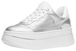 Michael Kors Women's Hayes Lace Up Sneaker, Silver, 7
