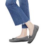Stylish Grey Moccasin Slippers for Women