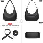 CROJUYI Small Crescent Shoulder Bags Purses for Women Retro Classic Clutch Hobo Tote Purse and Handbag Cute Crossbody Bags