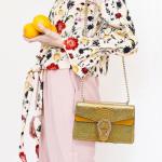 Aiqudou Leather Crossbody Bag Chain Purse for Women - Fashion Snake Print Shoulder Bag Luxury Evening Satchel Handbag Ladies Underarm Bag(Gold Yellow Purse)