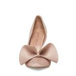 Betsey Johnson Women's Nobble Pump, Champagne, 8.5