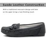 Stylish Grey Moccasin Slippers for Women