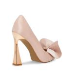 Betsey Johnson Women's Nobble Pump, Champagne, 8.5