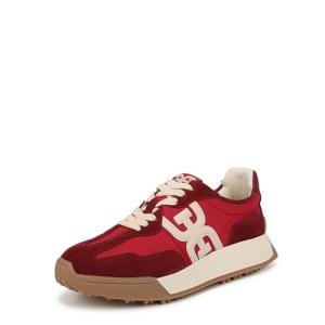 Sam Edelman Women's Langley Sneaker Deep Scarlet 10.5 Medium