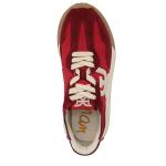 Sam Edelman Women's Langley Sneaker Deep Scarlet 10.5 Medium