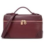 Rejolly Crossbody Bag for Women Small Top-Handle Pouch Purse Designer Shoulder Handbag Quiet Luxury Leather Trendy Purse Burgandy