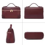 Rejolly Crossbody Bag for Women Small Top-Handle Pouch Purse Designer Shoulder Handbag Quiet Luxury Leather Trendy Purse Burgandy