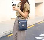 MKF Crossbody Bags for Women, Wristlet Strap – PU Leather Shoulder Handbag – Small Crossover Messenger Purse By Mia K