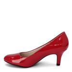 LifeStride Womens Parigi Pumps Fire Red Patent 9.5 W