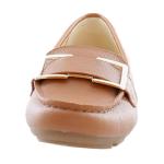 Calvin Klein Women's Lydia2 Loafer Flat, Cognac, 8