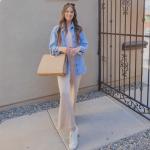 Womens Handbag Top Handle Shoulder Bag Tote Satchel Purse Work Bag with Matching Wallet (1-Beige) Large