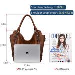 Tote Bag for Women PU Leather Shoulder Bags Fashion Hobo Bags Large Purse and Handbags with Adjustable Shoulder Strap
