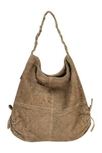 Latico Leathers Leonard Leather Tote Bag for Women (Olive) - Luxury 100% Shredded Suede Leather Handcrafted by Artisans - Stylish Women Purses and Handbags for Work, School, Office & Perfect as Gift