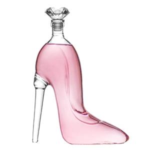 Heel Stiletto High Heels Whiskey and Wine Decanter - Elegant Decanter with Stopper for Liquor, Bourbon, Tequila - Unique High Heel Design, Present Gift for Women, Copyrighted Design, Stylish Barware