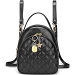 Mini Backpack Purse,VONXURY Fashion Small Leather Quilt Backpack Convertible Casual Travel Daypack for Women Ladies