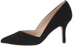 Marc Fisher Women's Tuscany Pump, Black Suede, 9