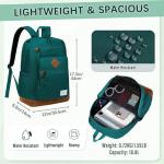 Chase Chic School Backpack for Men Women,Water Resistant Bookbag/Schoolbag/Daypack for Teen Boys Girls High School,College,Work,Travel Green