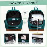 Chase Chic School Backpack for Men Women,Water Resistant Bookbag/Schoolbag/Daypack for Teen Boys Girls High School,College,Work,Travel Green