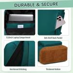 Chase Chic School Backpack for Men Women,Water Resistant Bookbag/Schoolbag/Daypack for Teen Boys Girls High School,College,Work,Travel Green