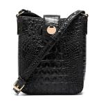 Makcr Joacbv Crocodile Embossed Small Crossbody Bag Fashionable Magnetic Buckle Decoration Shoulder Women's Luxury Wallet