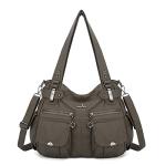 Purses and Handbags Women Tote Shoulder Top Handle Satchel Hobo Bags Fashion Washed Leather Purse