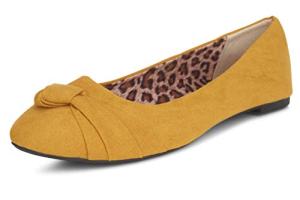 Mustard Epic Step Ballet Flats for Women