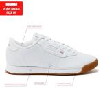 Reebok Princess Sneakers for Women, Comfortable Walking or Tennis Womens Shoes, White/Gum, 7